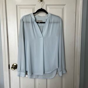 LOFT Soft Blue Women's Blouse